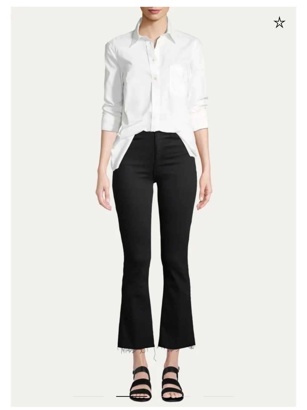 MOTHER The Hustler Ankle Fray Jeans